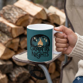 Cozy Campfire Nights Rustic Outdoor Adventure コーヒーマグカップ