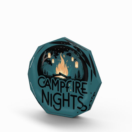 Cozy Campfire Nights Rustic Outdoor Adventure フォトブロック (右)