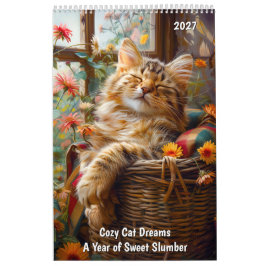 Cozy Cat Dreams ～甘い眠りの1年～ カレンダー