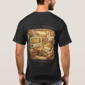 Cozy Cat Gamer - Do Not Disturb I’m Farming Tシャツ (裏面)
