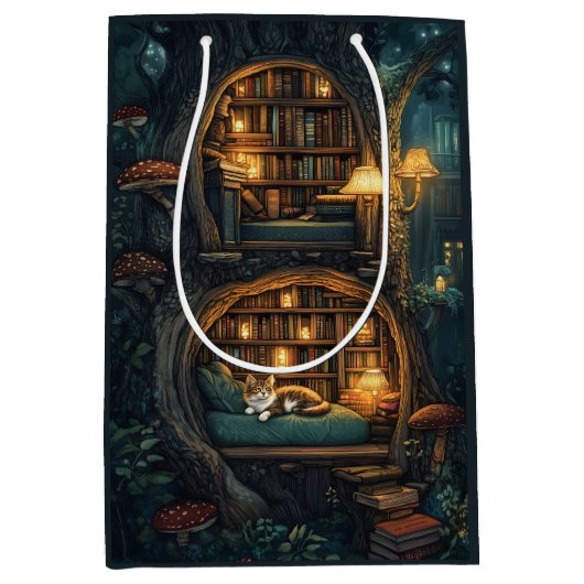 Cozy Cat in a Magic Treehouse Library ミディアムペーパーバッグ (正面)