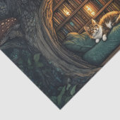 Cozy Cat in a Magic Treehouse Library 薄葉紙 (詳細)