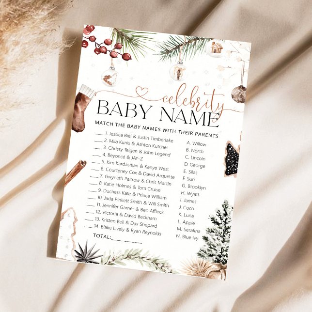 Cozy Celebrity Baby Name Game (クリエイターアップロード済み)