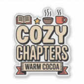 Cozy Chapters Warm Cocoa Holiday シール (正面)