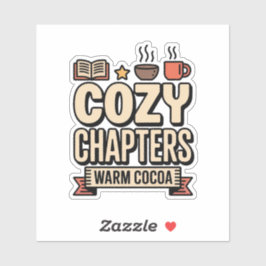 Cozy Chapters Warm Cocoa Holiday シール