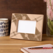 Cozy Checked Picture Frame レーザー彫刻フレーム (左)
