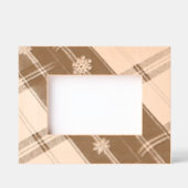Cozy Checked Picture Frame レーザー彫刻フレーム (正面)