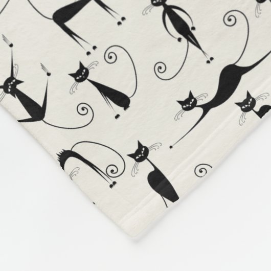 Cozy Chic Cat Lover Gift フリースブランケット (角)