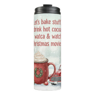 Cozy Christmas Baking and Movie Day タンブラー