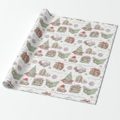 Cozy Christmas Book Lover Wrapping Paper ラッピングペーパー (アンロールド)