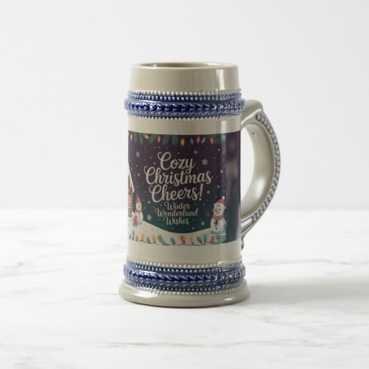 Cozy Christmas Cheers ビールジョッキ (正面右)