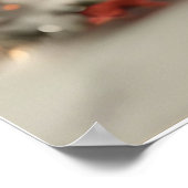 Cozy Christmas Cottage Poster ポスター (角)