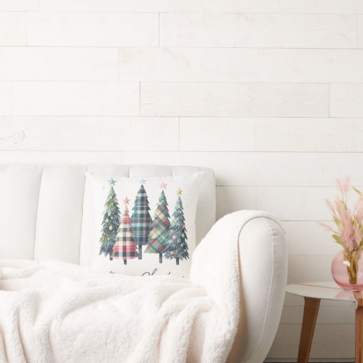 Cozy Christmas Cushion with Santa Claus Illustrati クッション (ソファ)