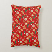 Cozy Christmas Decorative with Festive Charm アクセントクッション (裏面(縦))