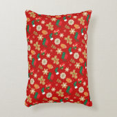 Cozy Christmas Decorative with Festive Charm アクセントクッション (正面(垂直))