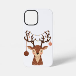 Cozy Christmas Deer with Ornaments and LPhone Case iPhone 12 Miniケース