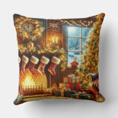 Cozy Christmas Eve クッション (裏面)