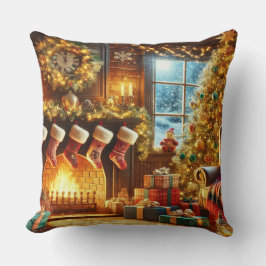 Cozy Christmas Eve クッション