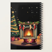 Cozy Christmas Eve Fireplace Scene | Nostalgic  プランナー手帳 (裏面)