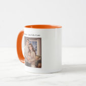 Cozy Christmas Family Mug – Holiday Gift Illustrat マグカップ (正面左)
