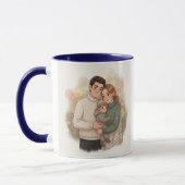 Cozy Christmas Family Mug – Personalized Holiday G マグカップ (左)