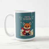 Cozy Christmas Fox Mug コーヒーマグカップ (左)