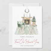 Cozy Christmas From Our Home to Your Photo Holida シーズンカード (正面)