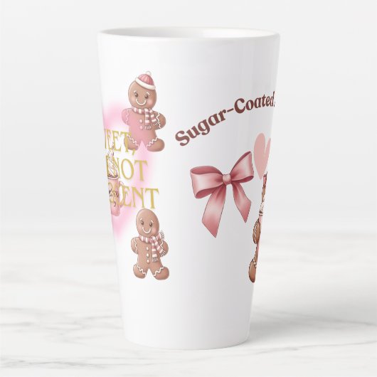 Cozy Christmas Gingerbread Coquette – Swee カフェラテマグ (正面)
