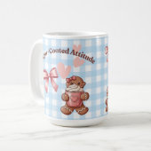 Cozy Christmas Gingerbread Coquette – Swee コーヒーマグカップ (正面左)