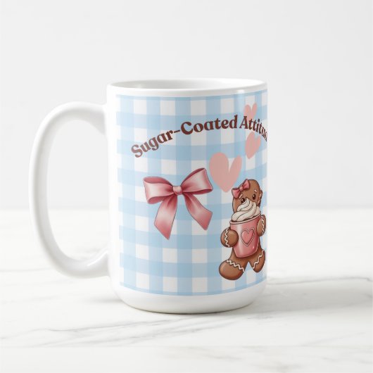 Cozy Christmas Gingerbread Coquette – Swee コーヒーマグカップ (左)