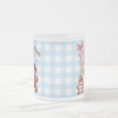 Cozy Christmas Gingerbread Coquette – Swee フロストグラスマグカップ (中央)