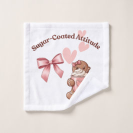 Cozy Christmas Gingerbread Coquette Sweet ウォッシュタオル