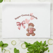 Cozy Christmas Gingerbread Coquette Sweet キッチンタオル (折り畳み)