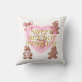 Cozy Christmas Gingerbread Coquette Sweet クッション (裏面)