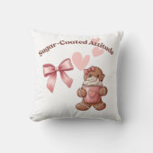 Cozy Christmas Gingerbread Coquette Sweet クッション (正面)