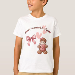 Cozy Christmas Gingerbread Coquette Sweet Tシャツ