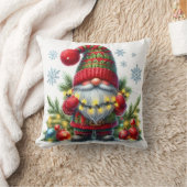 Cozy Christmas Gnome Art – Festive Holiday クッション (ブランケット)