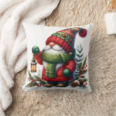Cozy Christmas Gnome Art – Festive Holiday クッション (ブランケット)