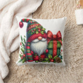 Cozy Christmas Gnome Art – Festive Holiday クッション (ブランケット)