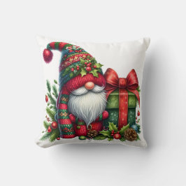 Cozy Christmas Gnome Art – Festive Holiday クッション