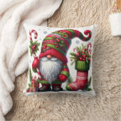 Cozy Christmas Gnome Art – Festive Holiday クッション (ブランケット)