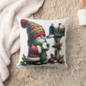 Cozy Christmas Gnome Art – Festive Holiday クッション (ブランケット)