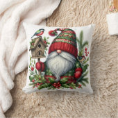 Cozy Christmas Gnome Art – Festive Holiday クッション (ブランケット)