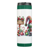 Cozy Christmas Gnome Art – Festive Holiday タンブラー (裏面)