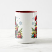 Cozy Christmas Gnome Art – Festive Holiday マグカップ (中央)