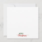 Cozy Christmas Gnome Art – Festive Holiday 招待状 (裏面)