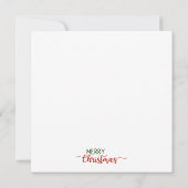 Cozy Christmas Gnome Art – Festive Holiday 招待状 (裏面)