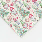 Cozy Christmas Gnomes Fleece Blanket フリースブランケット (角)