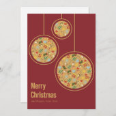 Cozy Christmas & Happy New Year Card シーズンカード (正面/裏面)