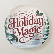 Cozy Christmas Kids Pillow | Cute Holiday Decor